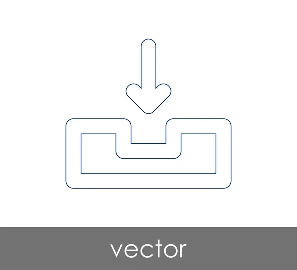 Vektor Illustration Design Des Archivsymbols — Stockvektor