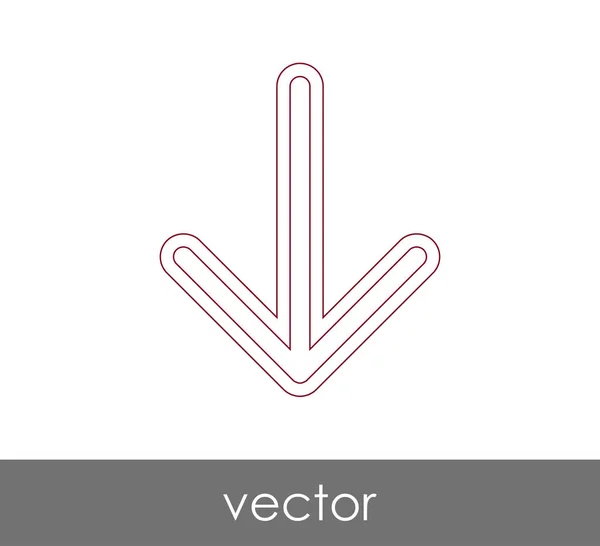 Pfeil Symbol Vektorillustration Herunterladen — Stockvektor