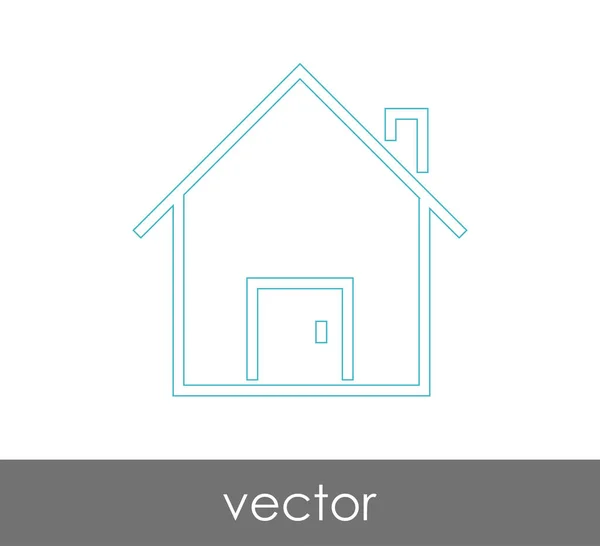 Ícone web Home — Vetor de Stock