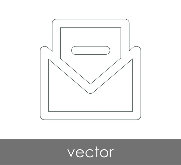 Vector Illustration Envelope Icon Sign — Stock Vector