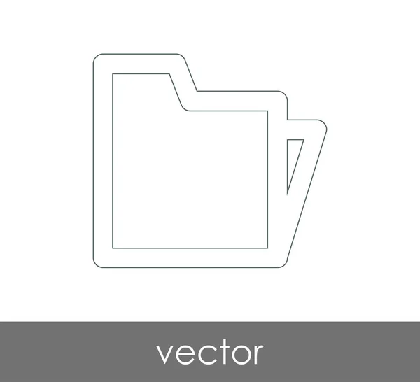 Піктограма папки — стоковий вектор
