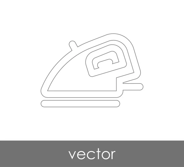 Vector Illustration Design Iron Icon — Stock Vector