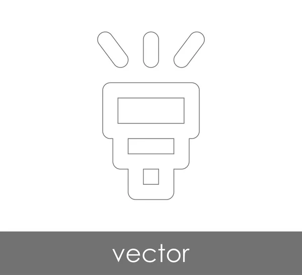 Flash camerasymbool — Stockvector