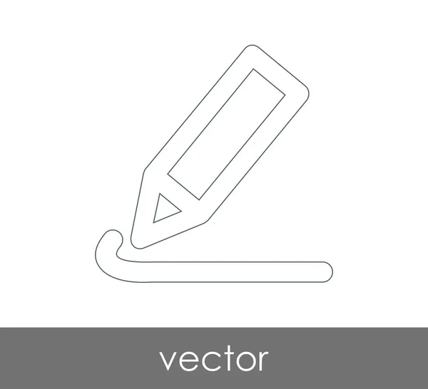 Editar icono de concepto — Vector de stock