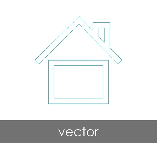 Ícone web Home — Vetor de Stock