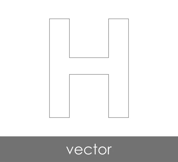 Vector Illustration Design Hotel Sign Icon — Stock Vector