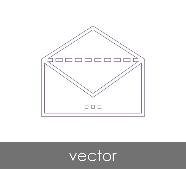 Vector Illustration Envelope Icon Sign — Stock Vector