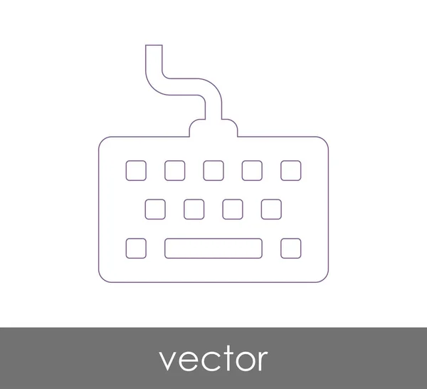 Design klávesnice ikony — Stockový vektor