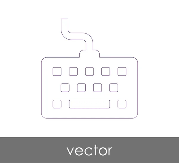 Design do ícone do teclado — Vetor de Stock