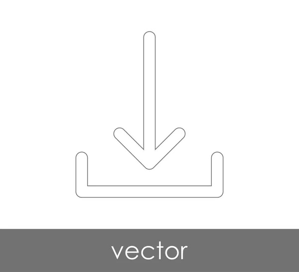 Scarica l'icona freccia — Vettoriale Stock