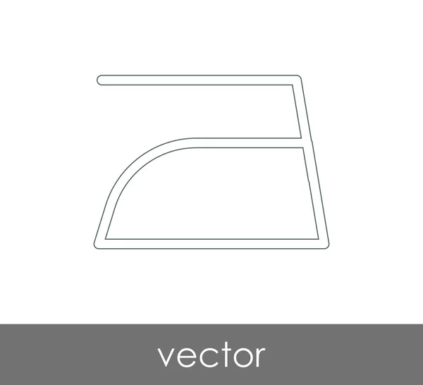 Vector Illustration Design Iron Icon — Stock Vector