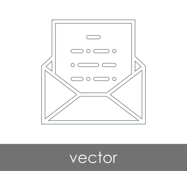 Vektorabbildung Umschlagsymbol Zeichen — Stockvektor