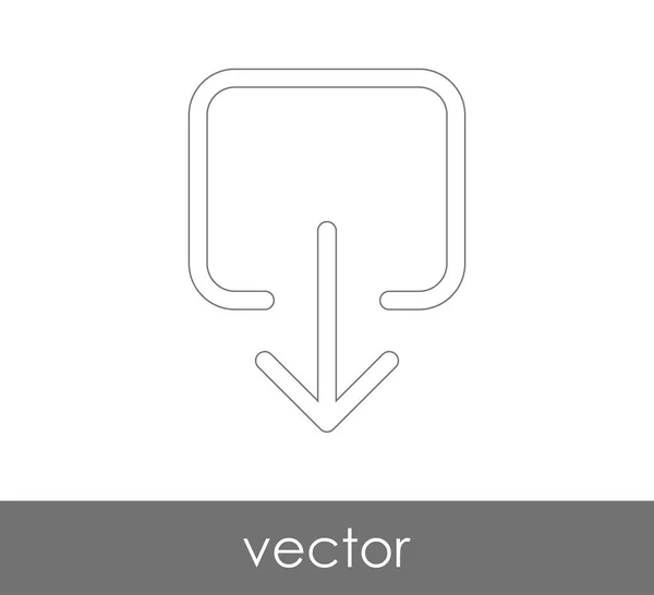 Download arrow icon — Stock Vector