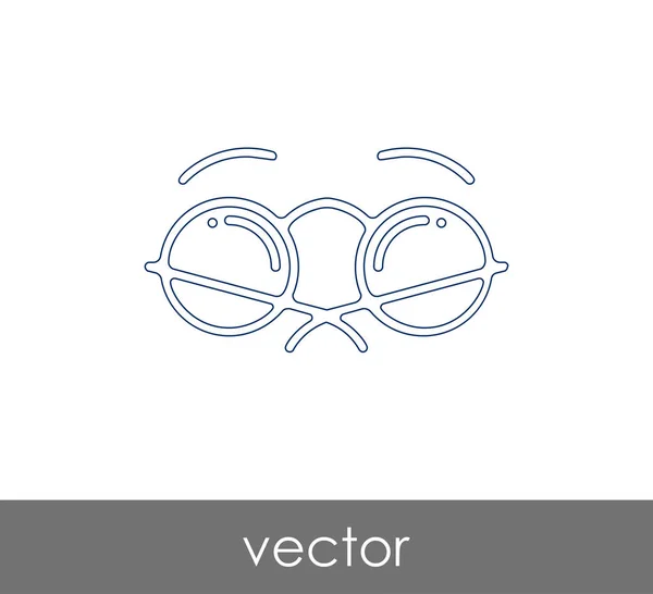 Eyeglasses icon — Stock Vector