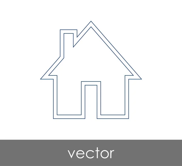 Ícone web Home — Vetor de Stock