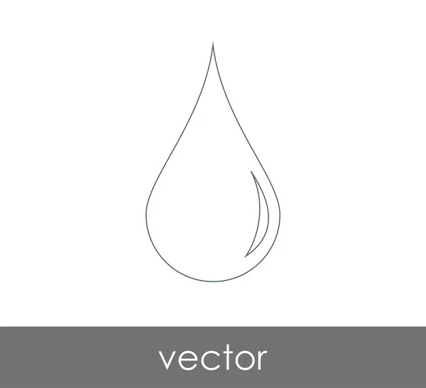 Drop icon illustration — Stock Vector
