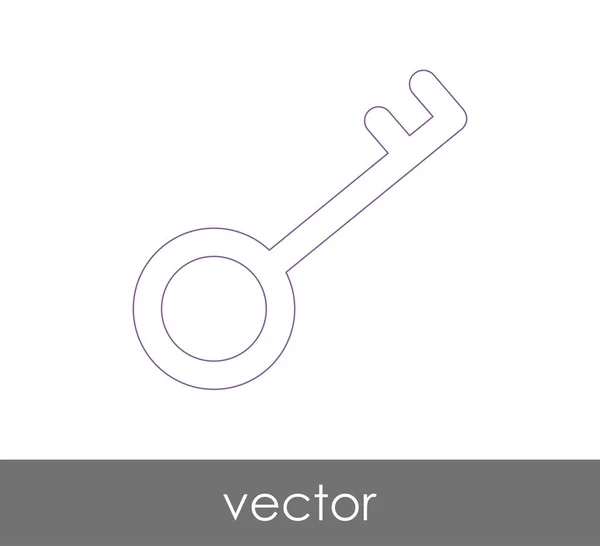 鍵のアイコン 安全コンセプト ベクトル図 — ストックベクタ