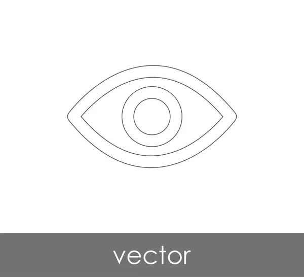 Augengrafik Symbol Vektorillustration — Stockvektor