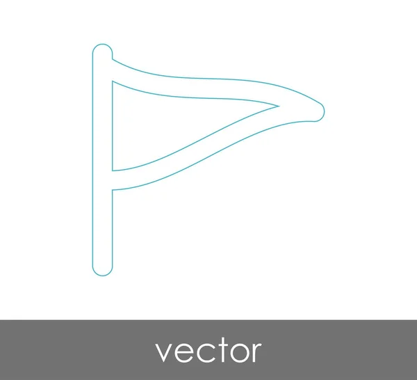 Ikona Příznaku Pro Webdesign Aplikace — Stockový vektor