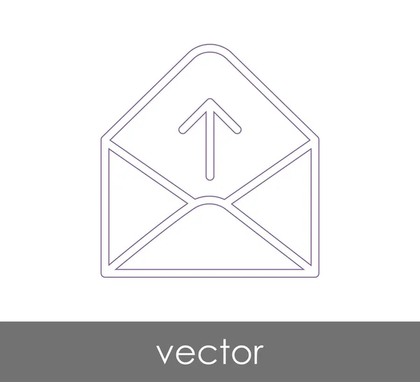 Vektorové Ilustrace Ikony Obálky Znamení — Stockový vektor