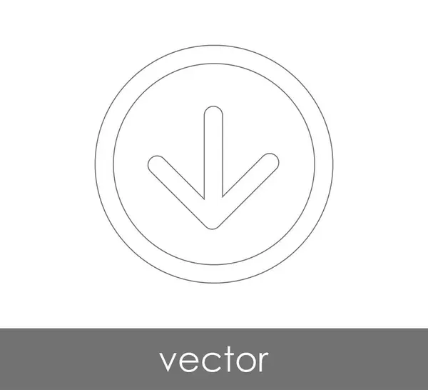 Descargar icono de flecha — Vector de stock