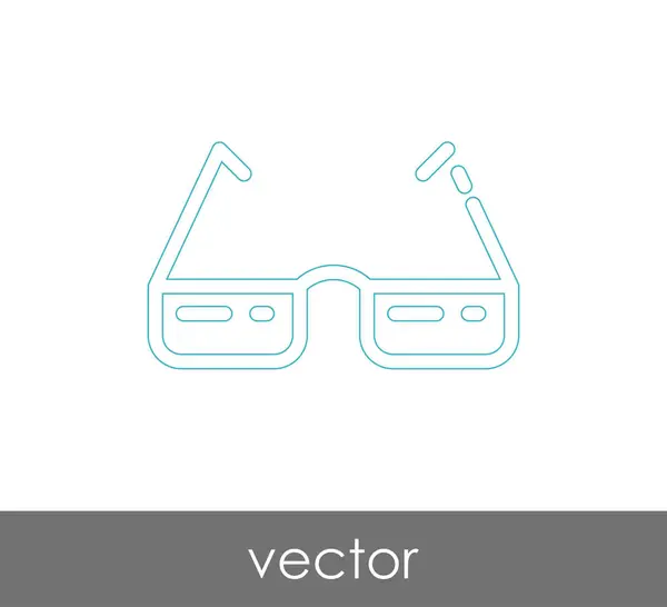 Icône de lunettes — Image vectorielle