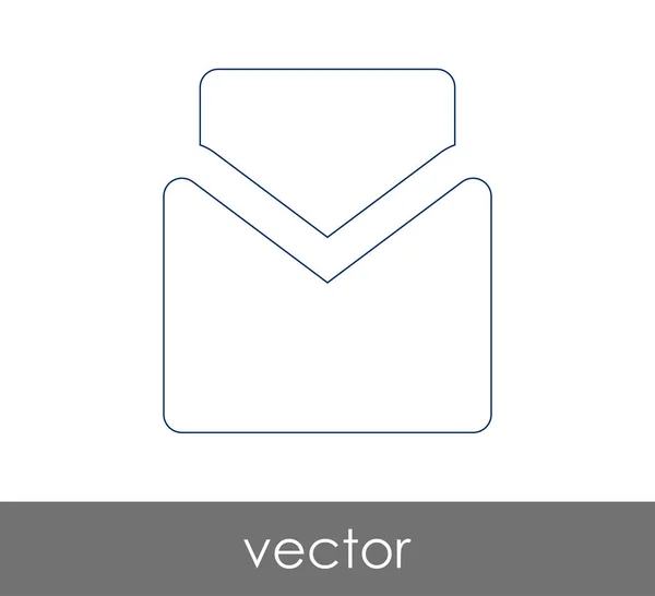 Vector Illustration Envelope Icon Sign — Stock Vector