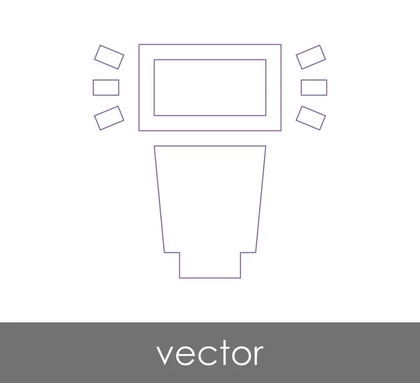 Kamera Flash Icon – stockvektor