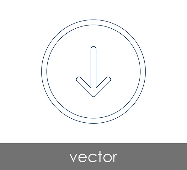 Pfeil Symbol Vektorillustration Herunterladen — Stockvektor