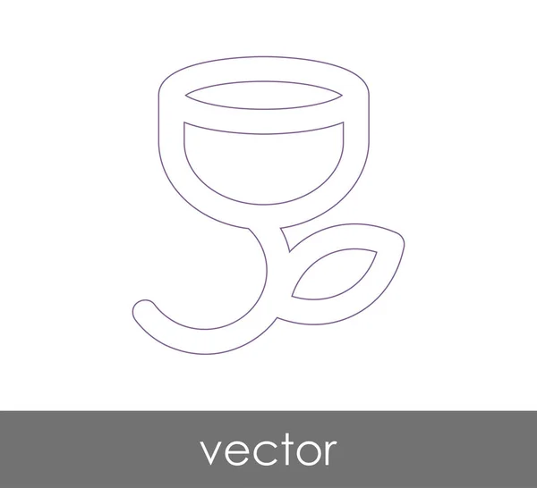 Ícone Flor Para Web Design Aplicações — Vetor de Stock