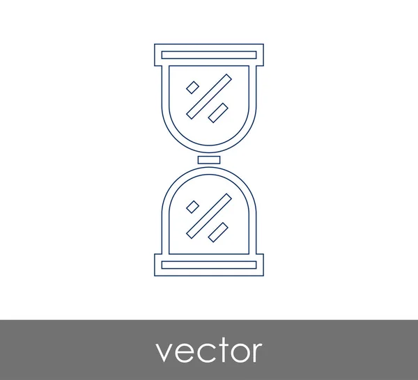 Векторная Иллюстрация Иконки Песочные Часы — стоковый вектор