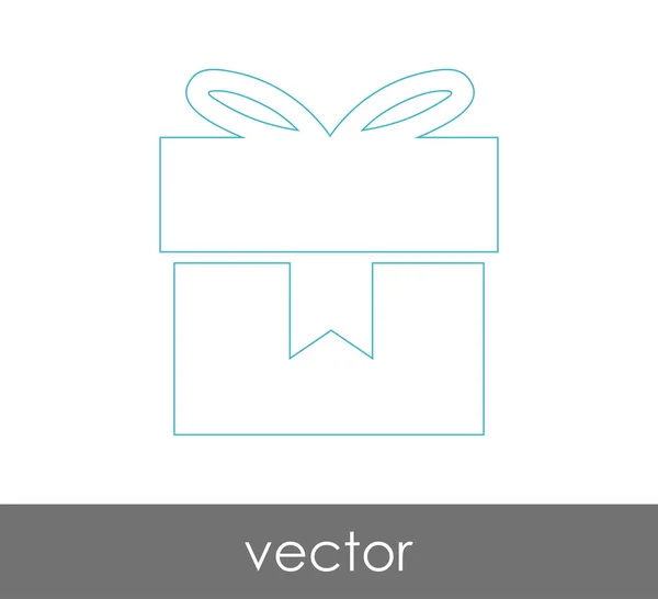 Gift icon — Stock Vector