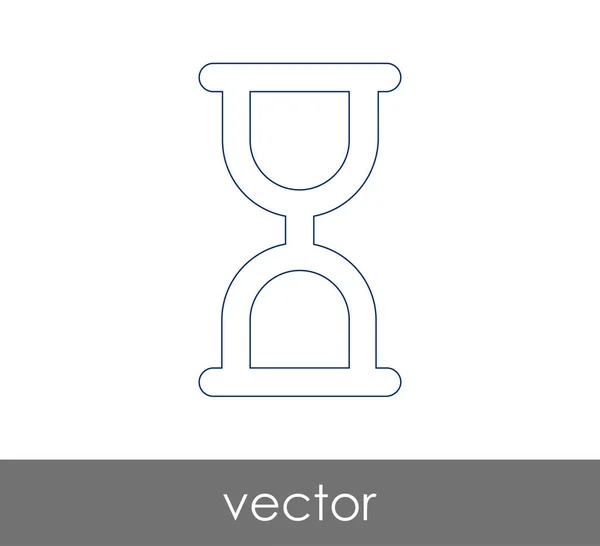 Homokóra ikonra illusztráció — Stock Vector