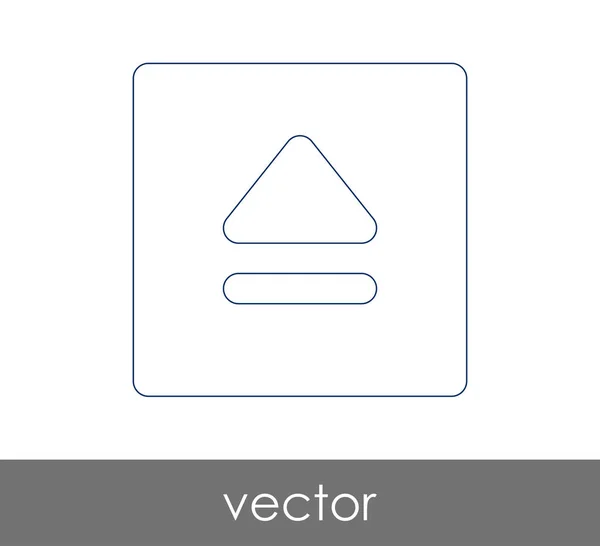 Vector uitwerpen pictogram — Stockvector