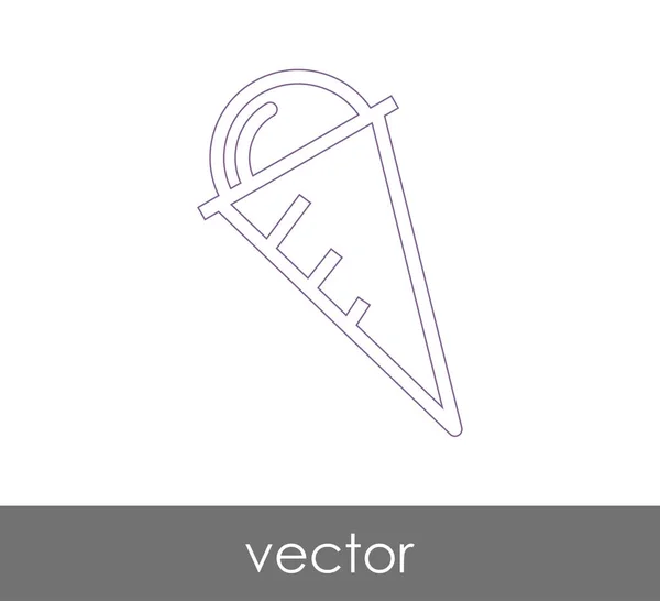 Vector Ilustración Diseño Icono Helado — Vector de stock