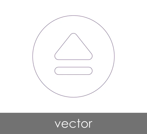 Icono de expulsión vectorial — Vector de stock