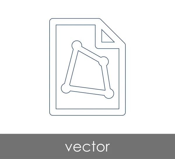 Icono Documento Para Diseño Web Aplicaciones — Archivo Imágenes Vectoriales