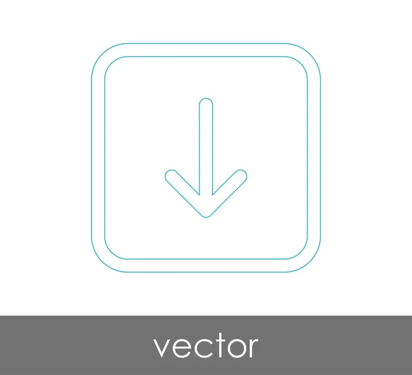 Pfeil Symbol Vektorillustration Herunterladen — Stockvektor