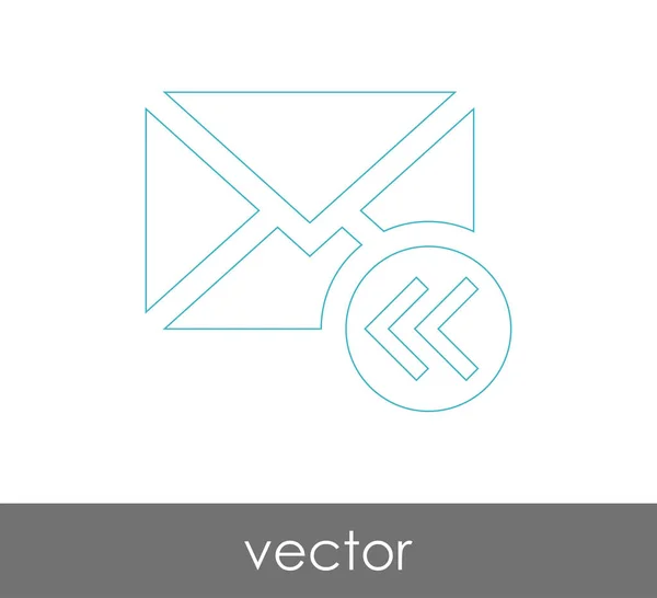E-Mail-Antwort-Symbol — Stockvektor