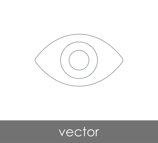 Icono Gráfico Ocular Ilustración Vectorial — Vector de stock