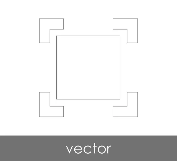 Icona a schermo intero — Vettoriale Stock