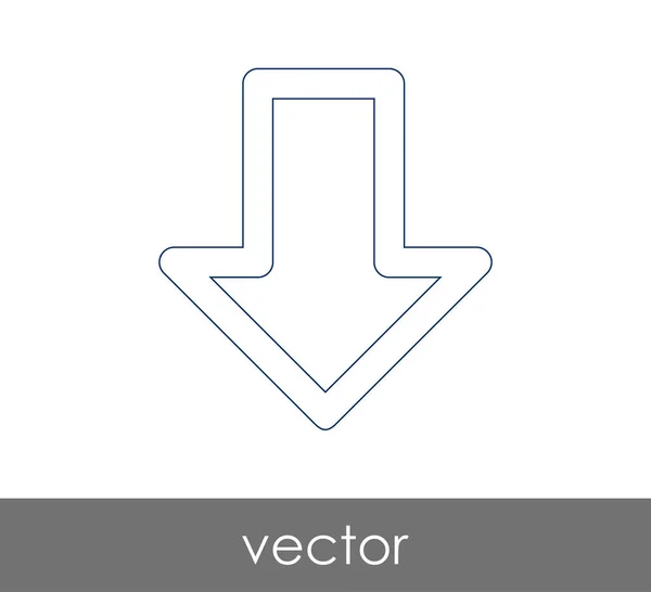 Pfeil Symbol Vektorillustration Herunterladen — Stockvektor