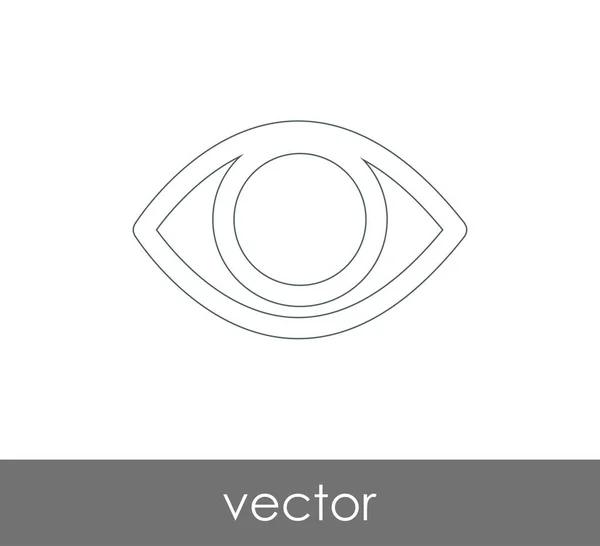 Icono Gráfico Ocular Ilustración Vectorial — Vector de stock