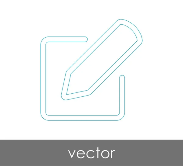 Редактировать иконку концепции — стоковый вектор