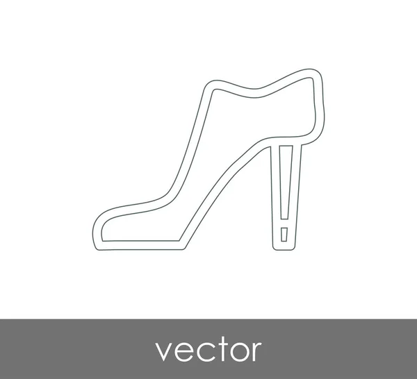 High heel icon — Stock Vector