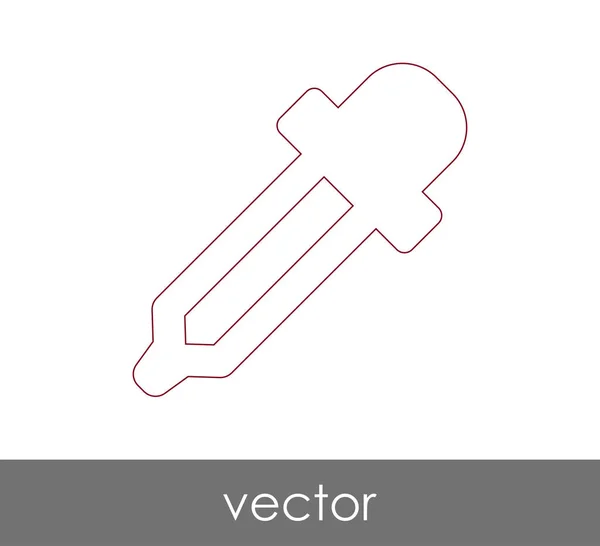 Ícone Médico Conta Gotas Ilustração Vetorial —  Vetores de Stock