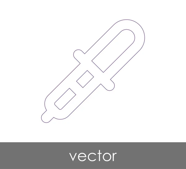 Dropper Medicinsk Ikon Vektorillustration — Stock vektor