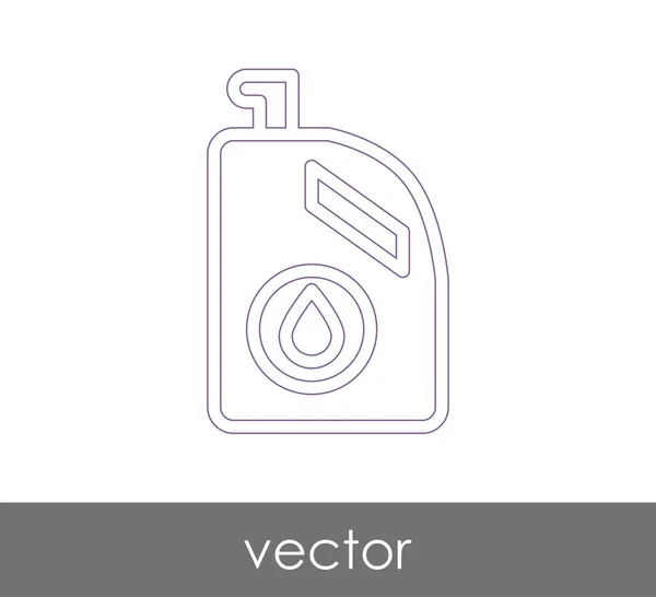 Icono de lata de combustible — Vector de stock