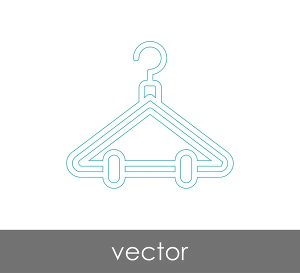 Иконка вешалки — стоковый вектор