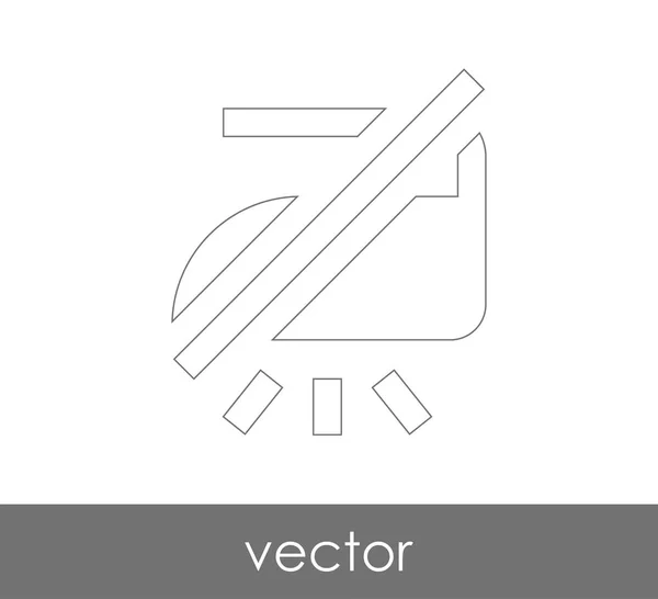 Vector Illustration Design Iron Icon — Stock Vector